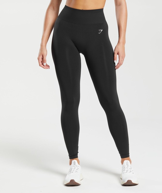 Gymshark Everyday Seamless Leggings Leggings Dames Zwart | HQFB17368