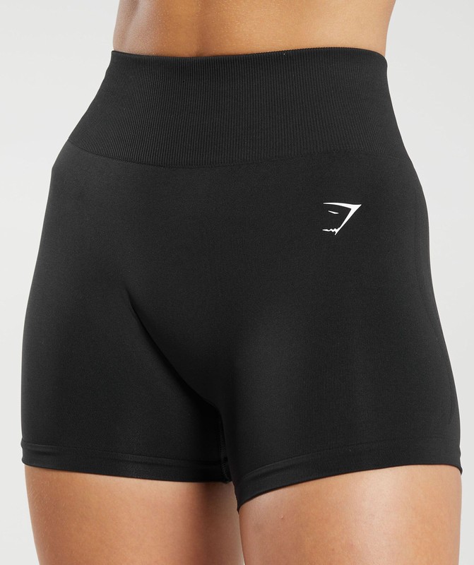Gymshark Everyday Seamless Shorts Korte Broek Dames Zwart | DLHV85347