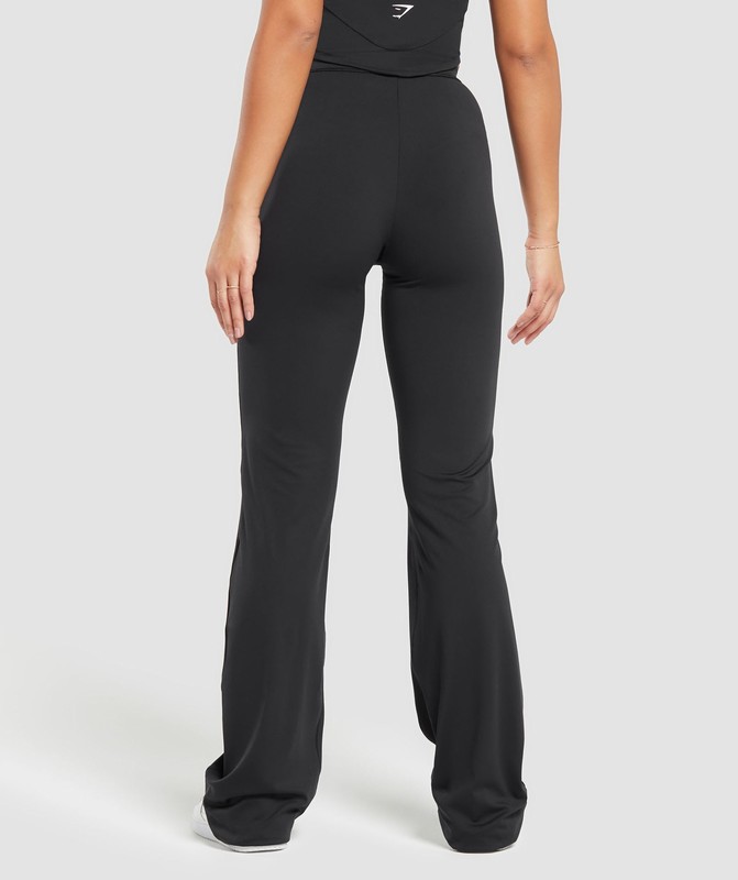 Gymshark Everyday Tall Flared Leggings Leggings Dames Zwart | UKNJ58627