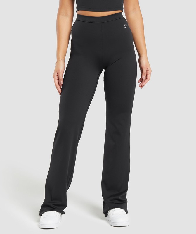 Gymshark Everyday Tall Flared Leggings Leggings Dames Zwart | UKNJ58627
