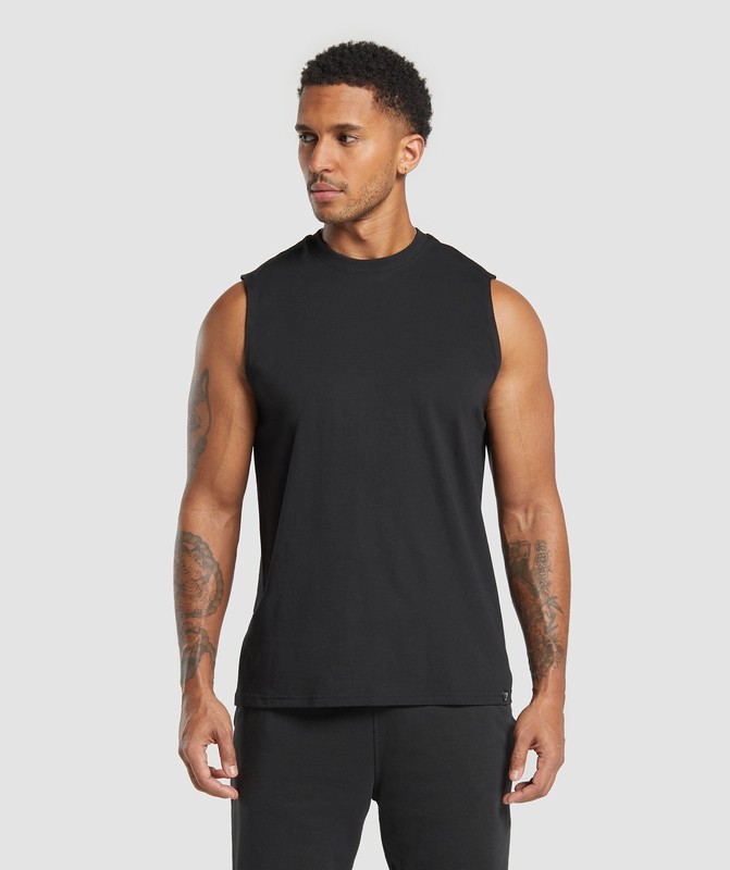 Gymshark Everyday Tank 2 Pack Tanktop Heren Zwart Lichtgrijs | NQSO92713