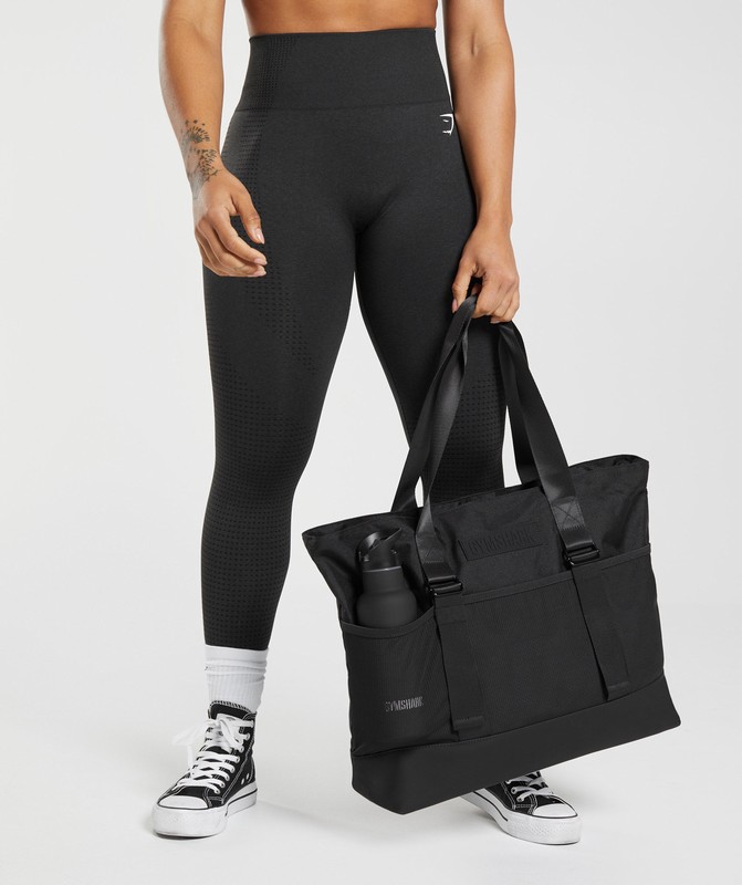 Gymshark Everyday Tote Tote Heren Zwart | USNX23846