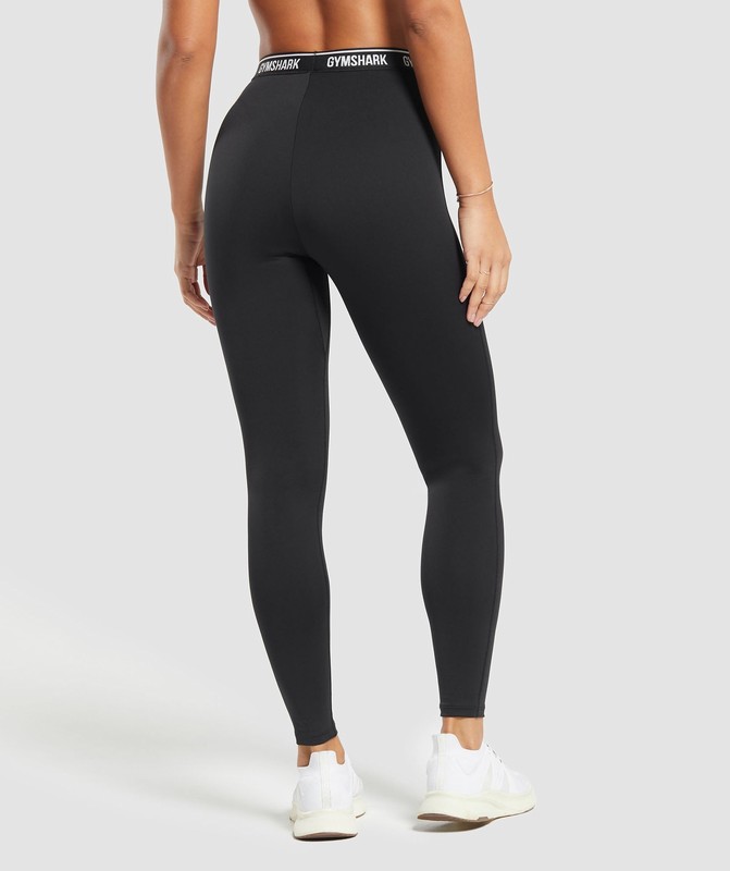 Gymshark Everyday Waistband Leggings Leggings Dames Zwart | XPBY27386