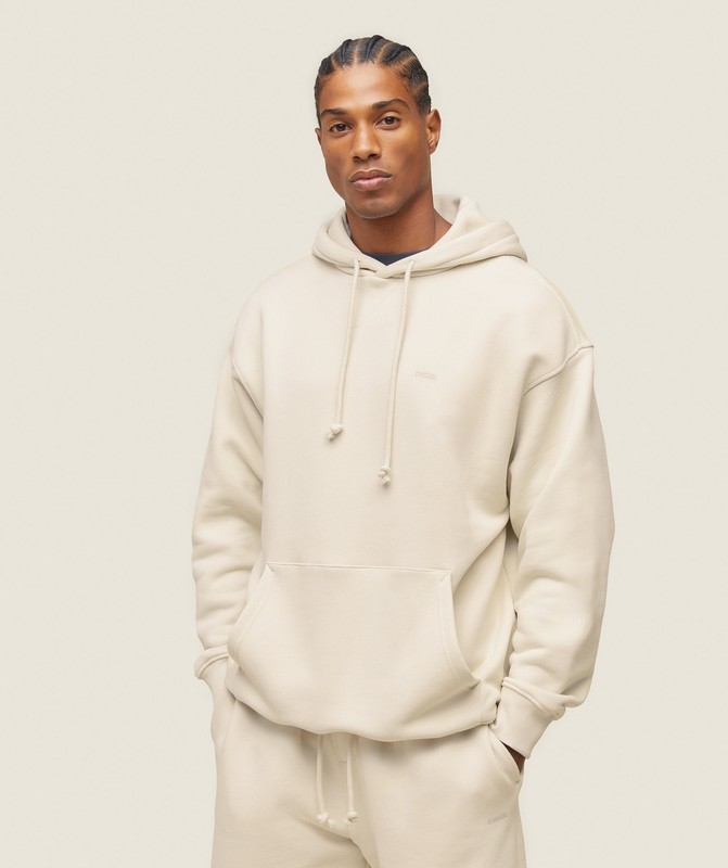 Gymshark Everywear Relaxed Hoodie Hoodie Heren Wit | RBJU56182