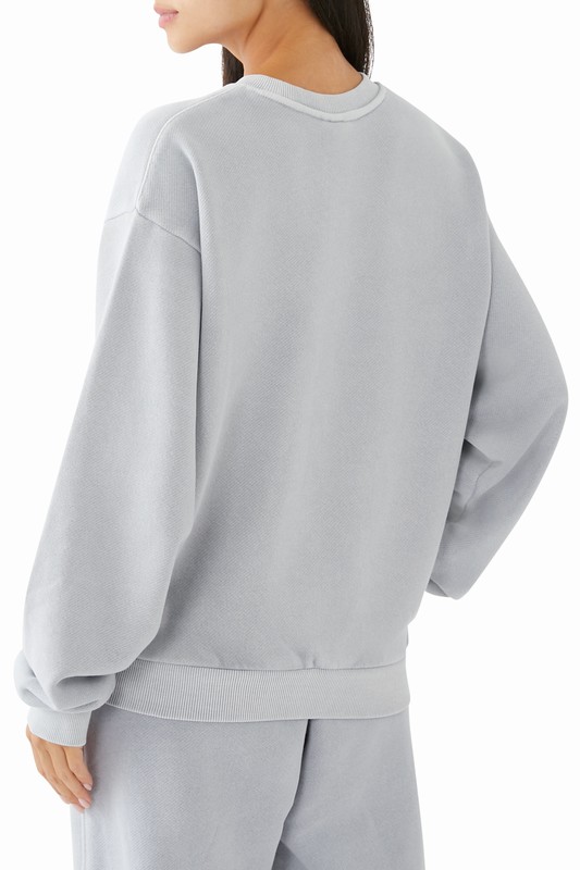 Gymshark Everywear Relaxed Sweatshirt Sweatshirts Dames Grijs | MLOC67123