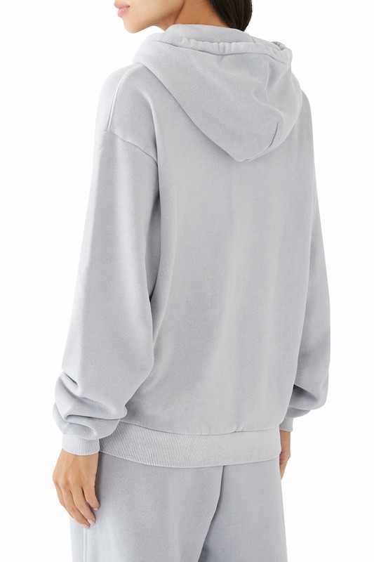 Gymshark Everywear Relaxed Zip Hoodie Hoodie Dames Grijs | JPND16594