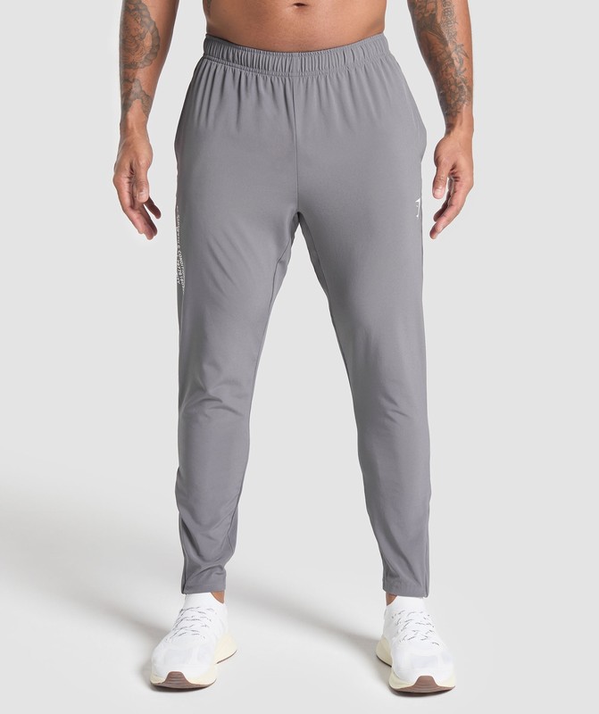 Gymshark Fitness Apparel Woven Joggers Joggingbroek Heren Grijs | ZDHP39162