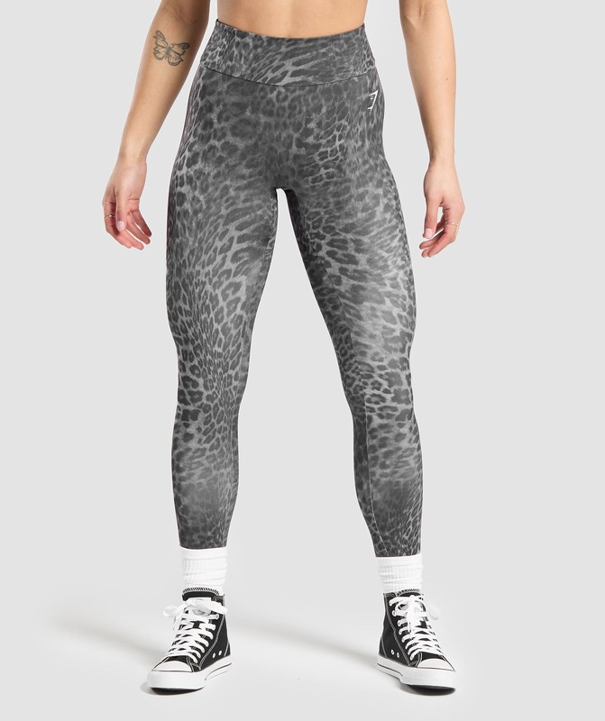Gymshark GS Power Leggings Leggings Dames Donkergrijs | EXMS52798