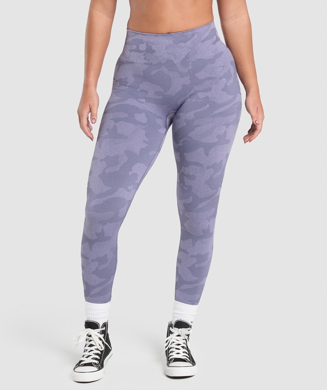 Gymshark GS X Diana Adapt Camo Leggings Leggings Dames Paars | NZHJ39706