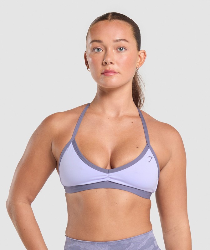 Gymshark GS X Diana Minimal Sports Bra Sport BH Dames Paars | UHQN91354