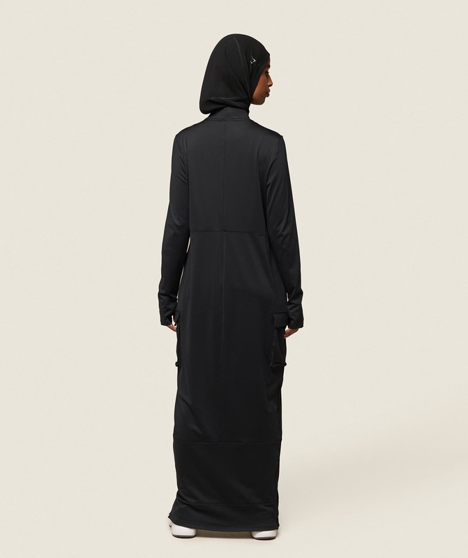 Gymshark GS x Leana Deeb Abaya Top Dames Zwart | EFQH19436