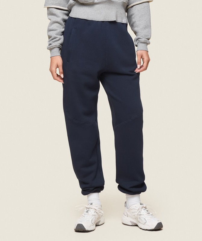 Gymshark GS x Leana Deeb Oversized Joggers Joggingbroek Dames Blauw | DXSF67013