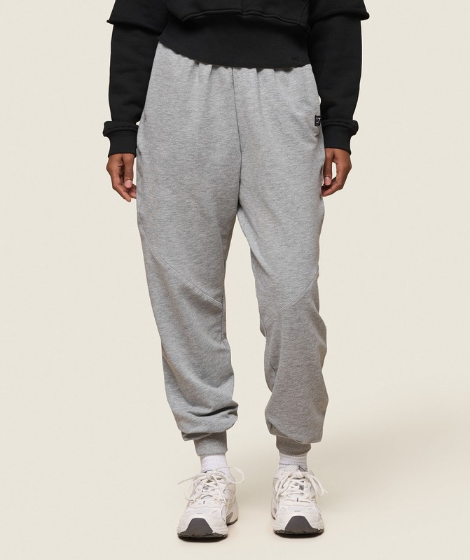 Gymshark GS x Leana Deeb Training Joggers Joggingbroek Dames Lichtgrijs | WKEM43870