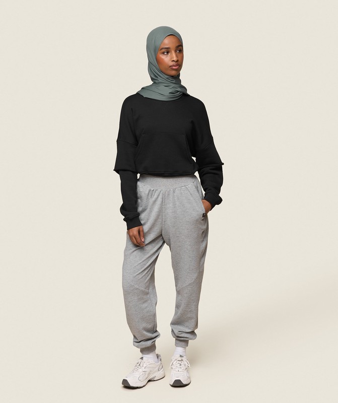 Gymshark GS x Leana Deeb Training Joggers Joggingbroek Dames Lichtgrijs | WKEM43870
