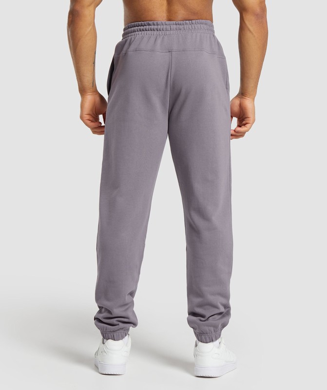 Gymshark Global Lifting Oversized Essential Joggers Joggingbroek Heren Paars | YKMI03914