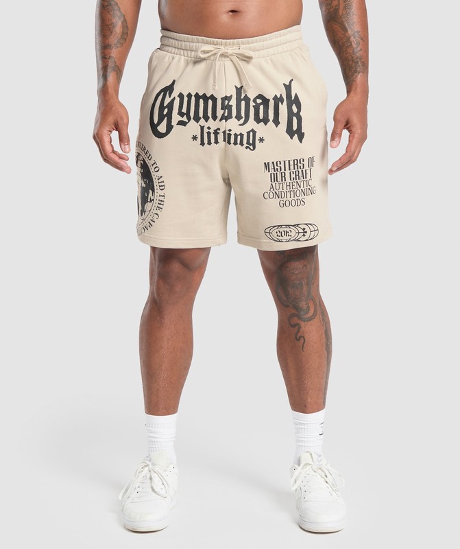 Gymshark Global Lifting Shorts Korte Broek Heren Grijs | GQEO43976
