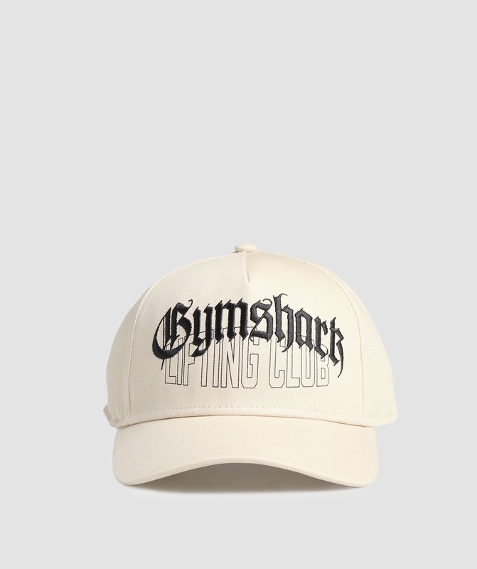 Gymshark Graphic Distressed Cap Pet Dames Wit | GQNX72051