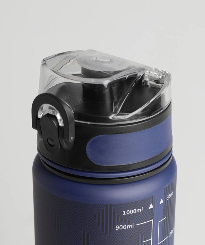 Gymshark Graphic Sports Bottle Waterflessen Heren Blauw | MUFR72914