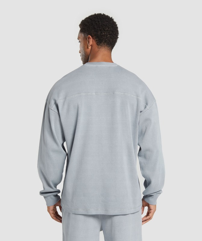 Gymshark Heavyweight Rib Crew Sokken Heren Grijs | FWEK59167