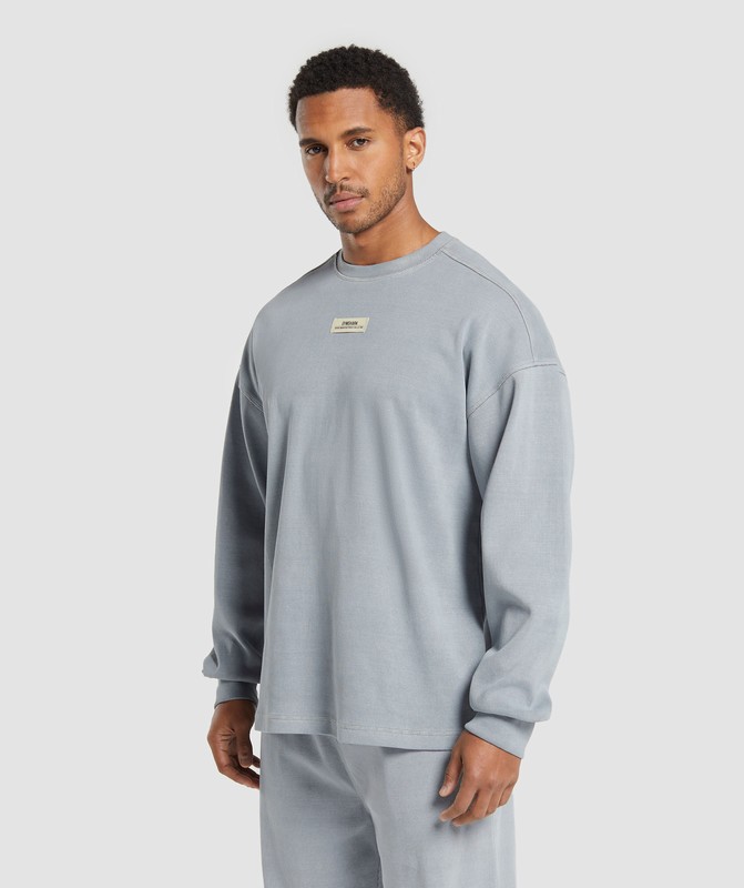 Gymshark Heavyweight Rib Crew Sokken Heren Grijs | FWEK59167