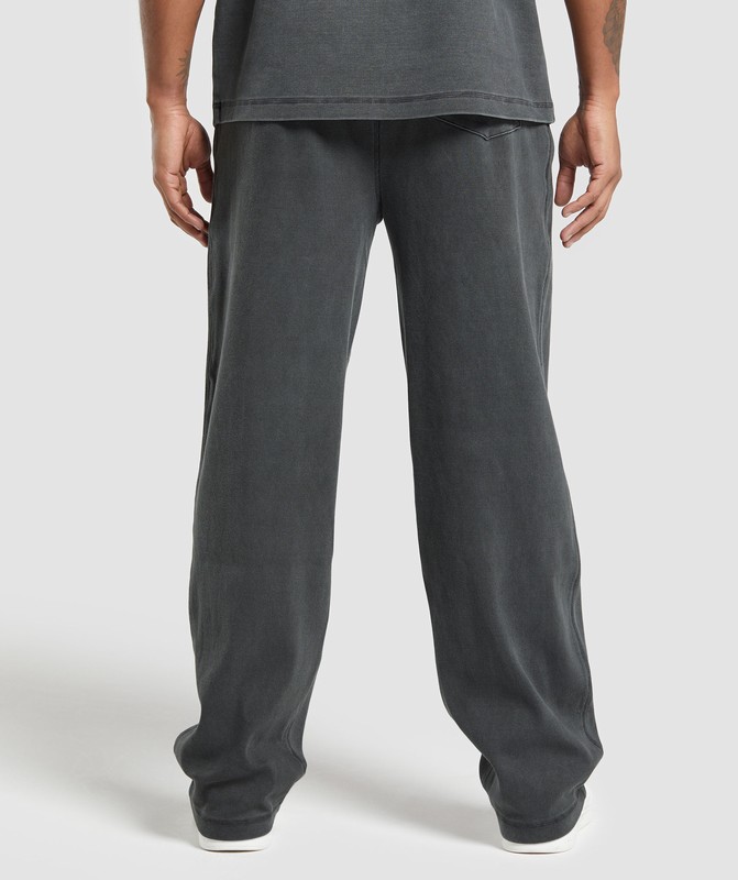 Gymshark Heavyweight Ribbed Joggers Joggingbroek Heren Grijs | PFEJ04279