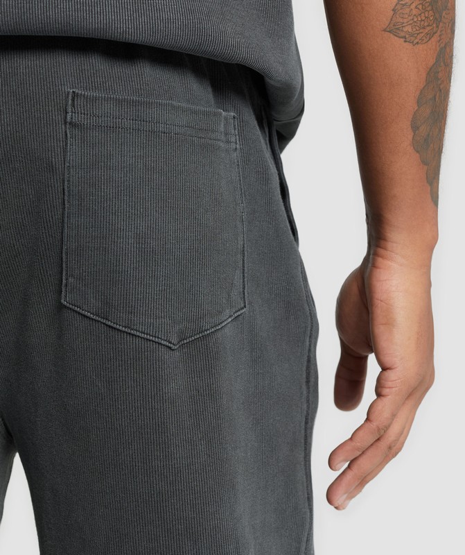 Gymshark Heavyweight Ribbed Joggers Joggingbroek Heren Grijs | PFEJ04279