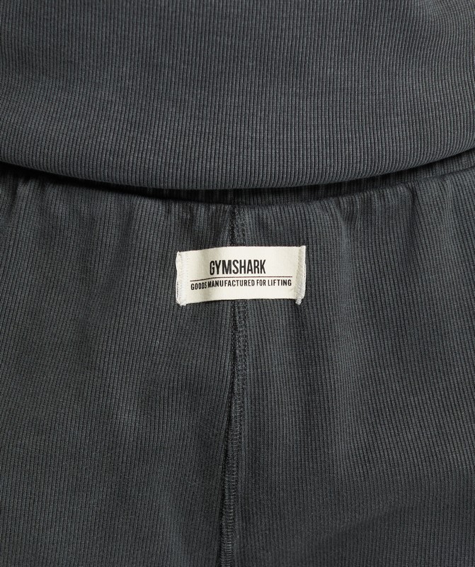 Gymshark Heavyweight Ribbed Joggers Joggingbroek Heren Grijs | PFEJ04279