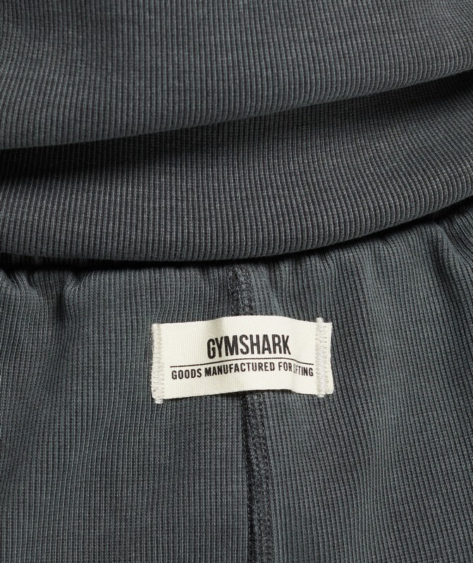 Gymshark Heavyweight Ribbed Shorts Korte Broek Heren Grijs | DXHU40723
