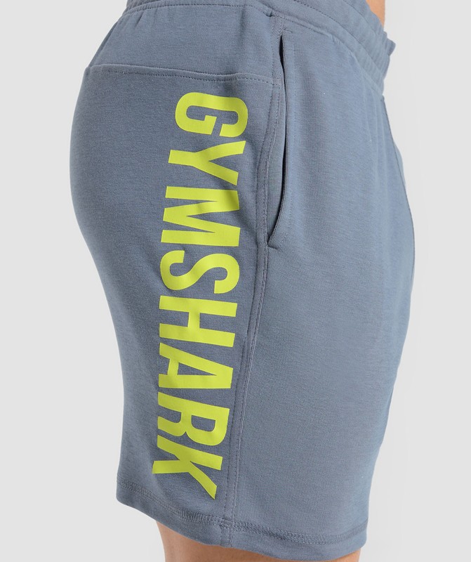 Gymshark Impact 7" Shorts Korte Broek Heren Blauw | ILKM36570