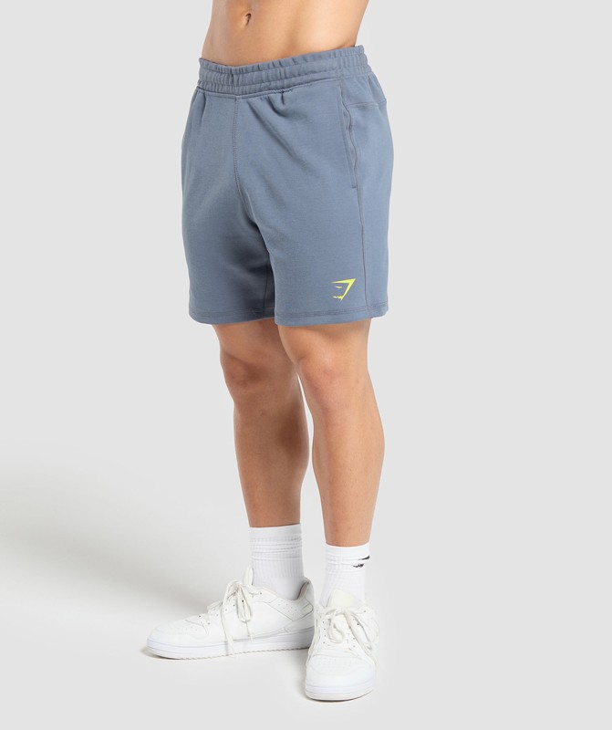 Gymshark Impact 7" Shorts Korte Broek Heren Blauw | ILKM36570