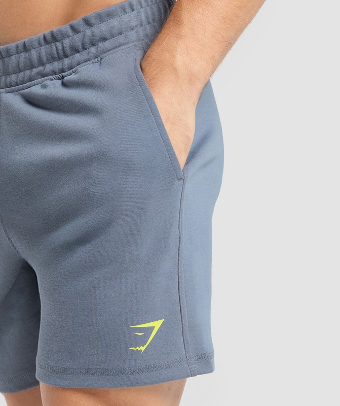 Gymshark Impact 7" Shorts Korte Broek Heren Blauw | ILKM36570
