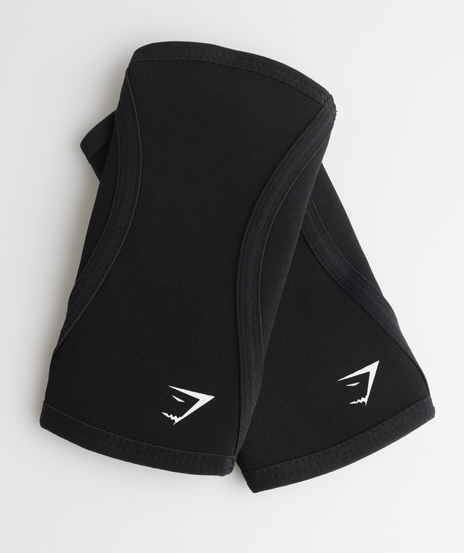 Gymshark Knee Sleeves 3mm Knee Sleeves Dames Zwart | UHAZ06758