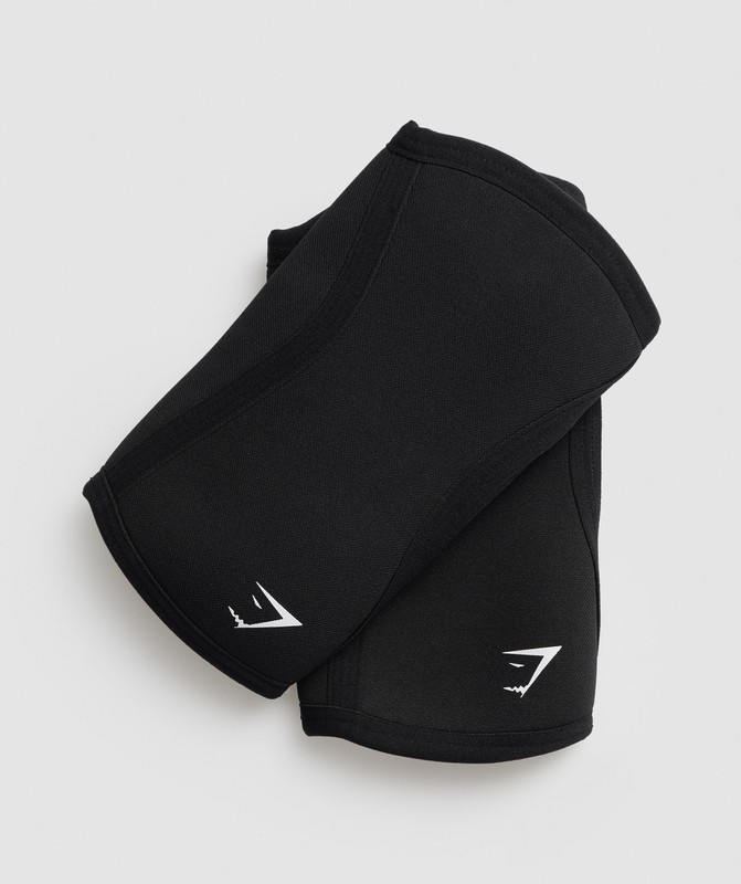 Gymshark Knee Sleeves 7mm Knee Sleeves Dames Zwart | IKRJ46503