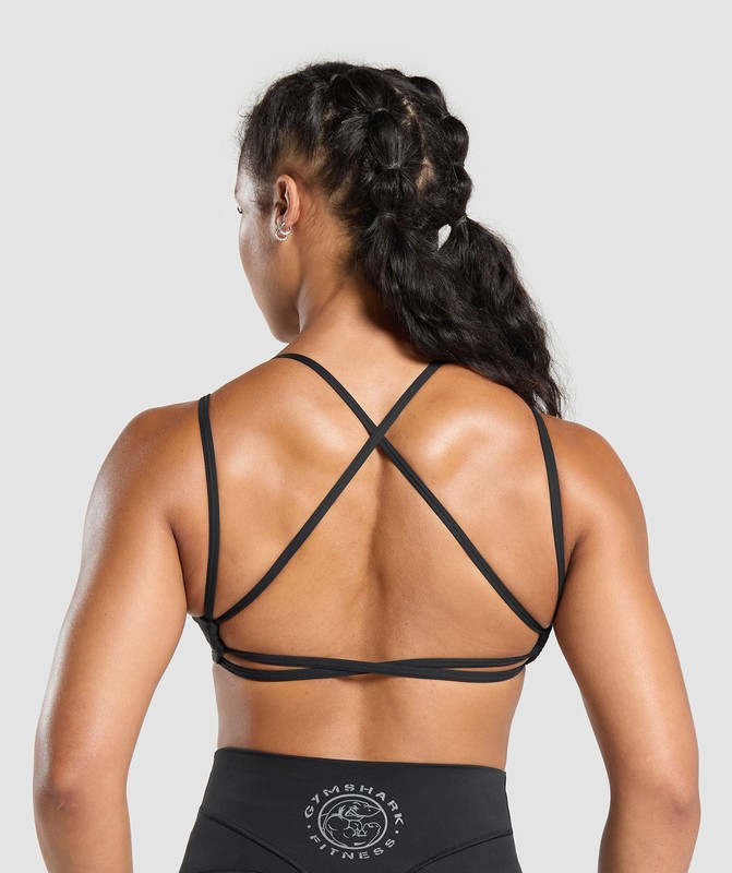 Gymshark Legacy Bra BH Dames Zwart | XNDL75164