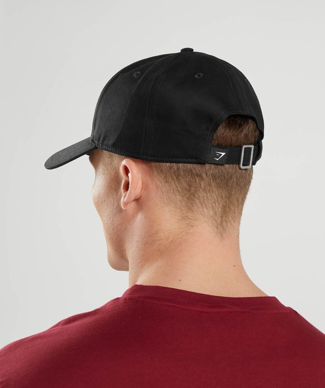 Gymshark Legacy Cap Pet Heren Zwart | XVHY47981
