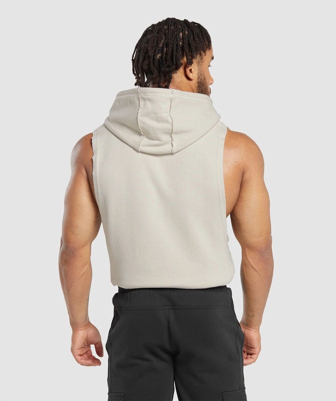 Gymshark Legacy Drop Arm Hoodie Hoodie Heren Grijs | CNLS90637