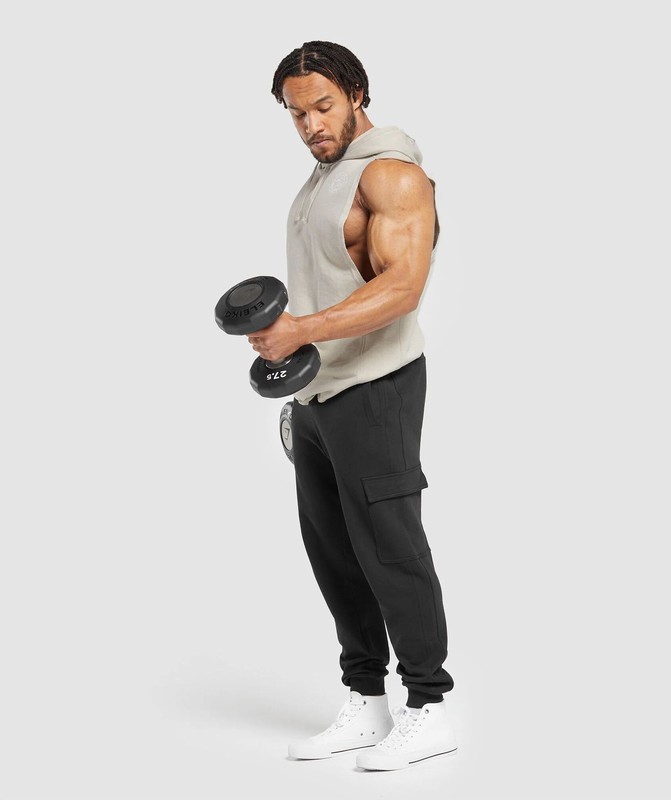 Gymshark Legacy Drop Arm Hoodie Hoodie Heren Grijs | CNLS90637