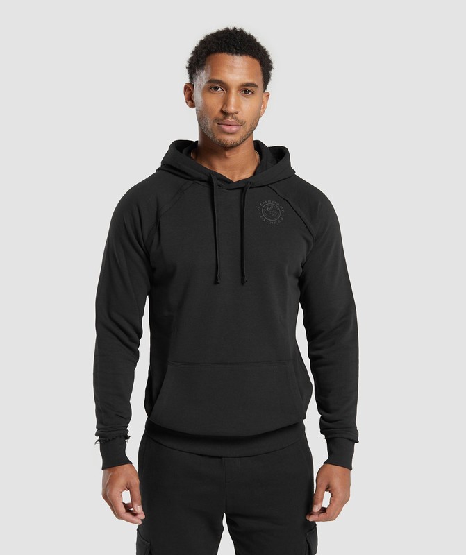 Gymshark Legacy Hoodie Hoodie Heren Zwart | GECR71954