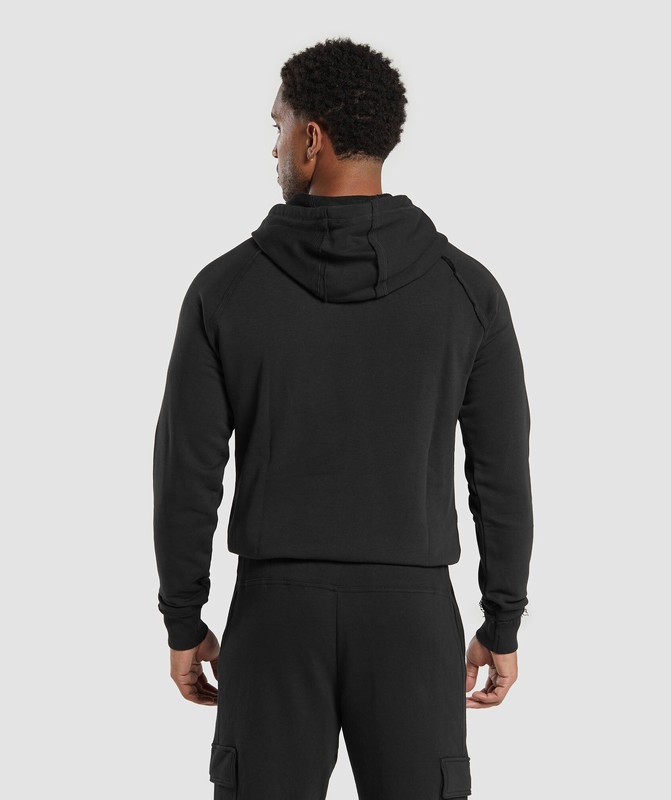 Gymshark Legacy Hoodie Hoodie Heren Zwart | GECR71954