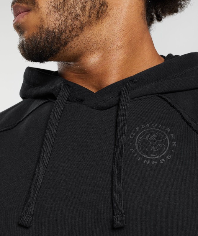 Gymshark Legacy Hoodie Hoodie Heren Zwart | GECR71954