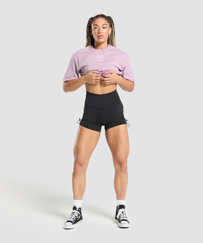 Gymshark Legacy Oversized T-Shirt T-Shirt Dames Warm Lilac | JMQL71634