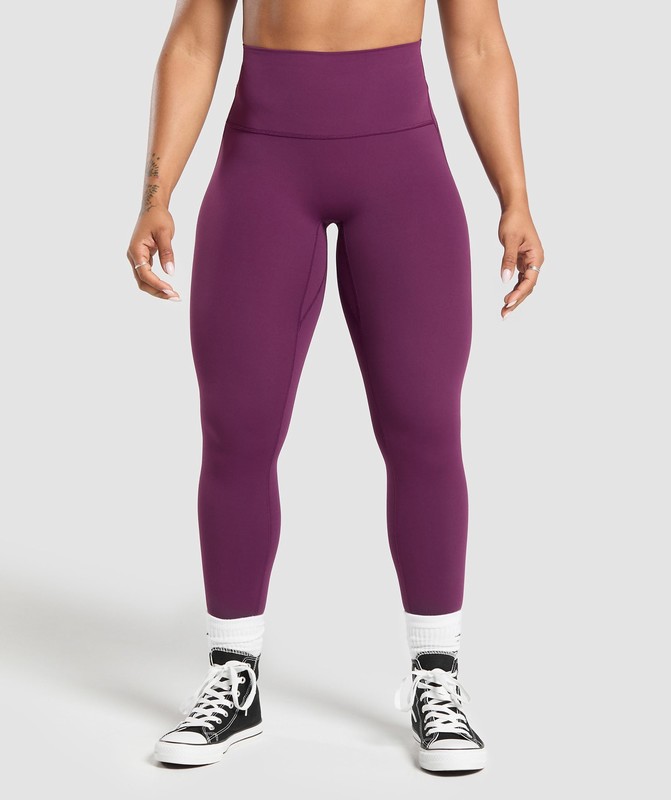 Gymshark Legacy Regular Leggings Leggings Dames Paars | PMHG93207