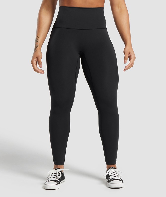 Gymshark Legacy Short Leggings Leggings Dames Zwart | NDVJ19572
