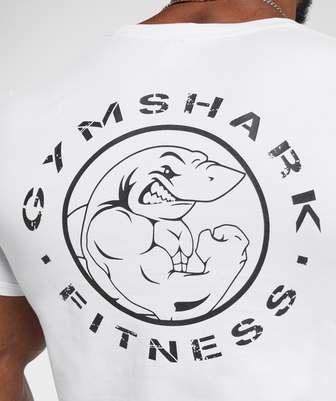 Gymshark Legacy T-Shirt T-Shirt Heren Wit | YCUK69701