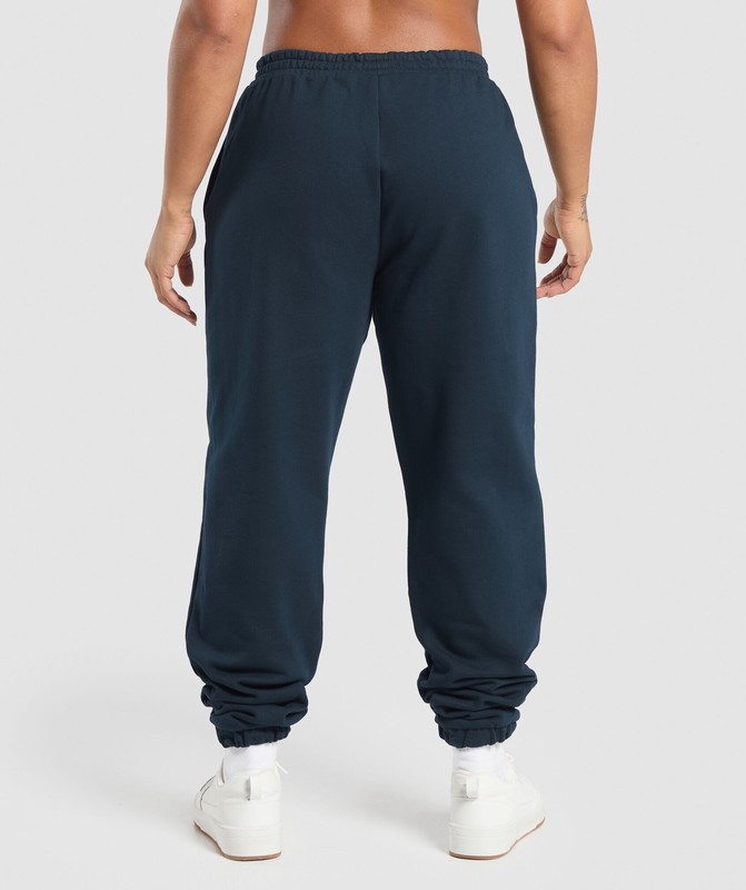 Gymshark Lifting Club Oversized Jogger Joggingbroek Dames Donkerblauw | QXRC09728
