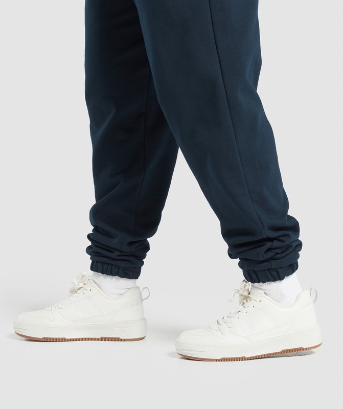 Gymshark Lifting Club Oversized Jogger Joggingbroek Dames Donkerblauw | QXRC09728