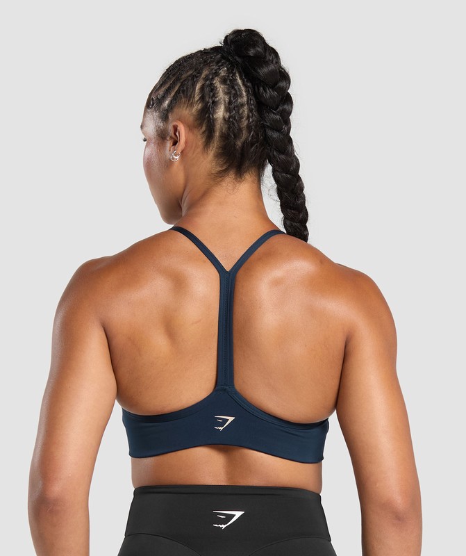 Gymshark Lifting Club Retro Bra BH Dames Donkerblauw | BAVU56837