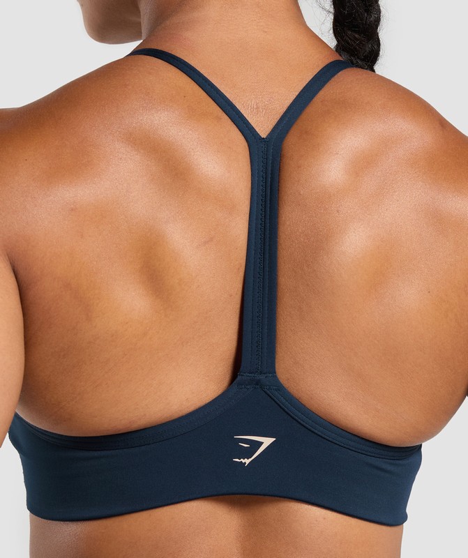 Gymshark Lifting Club Retro Bra BH Dames Donkerblauw | BAVU56837