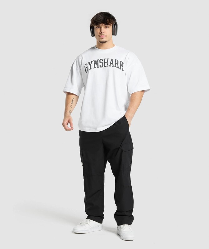 Gymshark Lifting Club Ripstop Cargo Broek Heren Zwart | MAHI02916