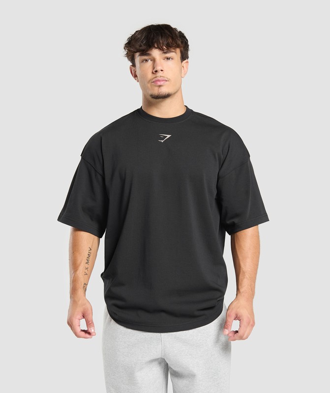 Gymshark Lifting Club T-Shirt T-Shirt Heren Zwart Lichtgrijs | TRUV38579